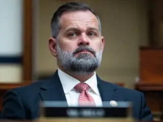 Rep. Cory Mills, R-Florida, attends the House Armed Services Committee hearing titled "Department of Defense FY2027 Budget Request," in Rayburn building on Wednesday, April 29, 2026.