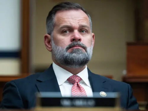 Rep. Cory Mills, R-Florida, attends the House Armed Services Committee hearing titled "Department of Defense FY2027 Budget Request," in Rayburn building on Wednesday, April 29, 2026.