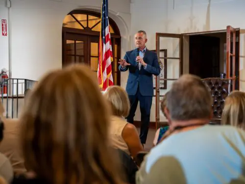 David Jolly at town hall in Coral Gables, Florida.