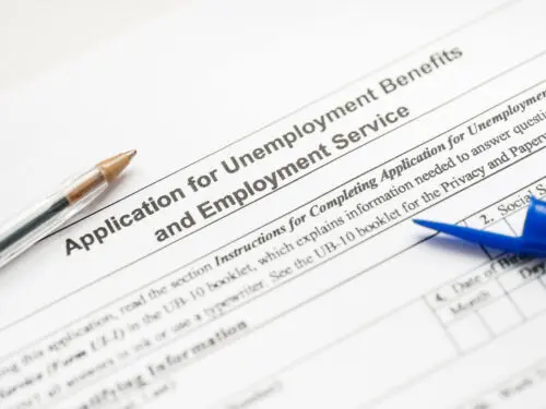 Unemployment application